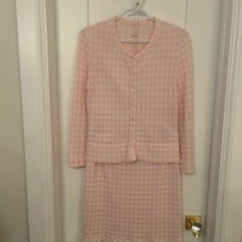Marc Cain 2-piece cardigan + skirt - size N3